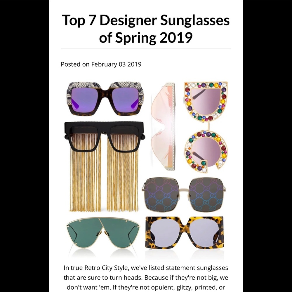 Stella McCartney Gold Chain sunglasses - Picture 10 of 14